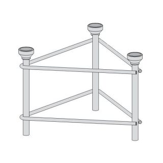 Fixed base for turrets 360