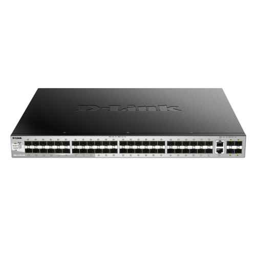 D-Link DGS-3130-54S Managed L3 10G Ethernet (100/1000/10000) Black, Grey - Image 2
