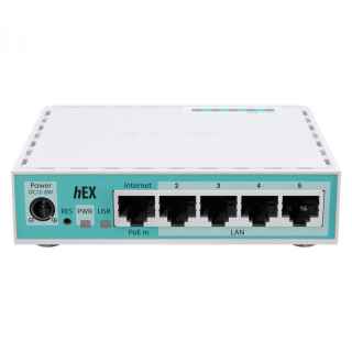 Mikrotik hEX wired router Gigabit Ethernet White