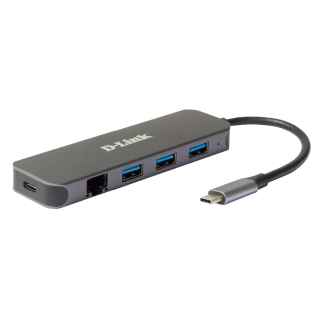 D-LINK DUB-2334 5in1 USB-C Mini Docking Station