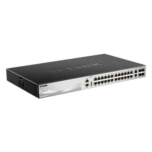 D-Link DGS-3130-30TS/E network switch Managed L3 Gigabit Ethernet (10/100/1000) Grey - Image 2