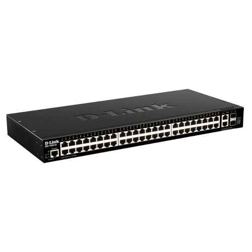 D-Link DGS-1520-52 network switch Managed L3 10G Ethernet (100/1000/10000) 1U Black