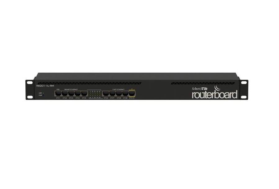 Mikrotik RB2011IL-RM wired router Gigabit Ethernet Black %count(title) +254720548999 Mikrotik RB2011IL-RM wired router Gigabit Ethernet Black