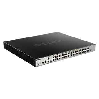D-Link DGS-3630-28PC/SI network switch Managed L3 Gigabit Ethernet (10/100/1000) Power over Ethernet (PoE) Black, Grey