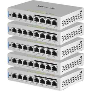 Ubiquiti US-8-60W-5 Networks UniFi 5 x
  Switch 8 Managed Gigabit Ethernet (10/100/1000) Power over Ethernet (PoE)
  Grey (5-pack)