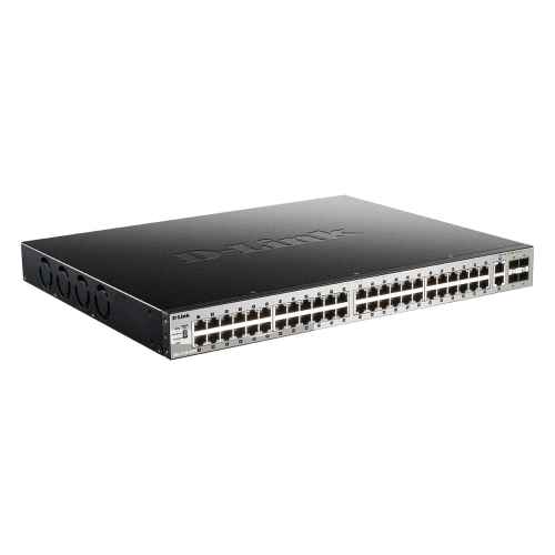 D-Link DGS-3130-54PS/E network switch Managed L3 Gigabit Ethernet (10/100/1000) Power over Ethernet (PoE) Grey - Image 2
