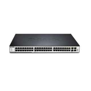 D-Link DGS-3120-48TC/SI 48-port 10/100/1000 Layer 2 Stackable Managed Gigabit Switch including 4-port Combo 1000BaseT/SFP with Standard Image