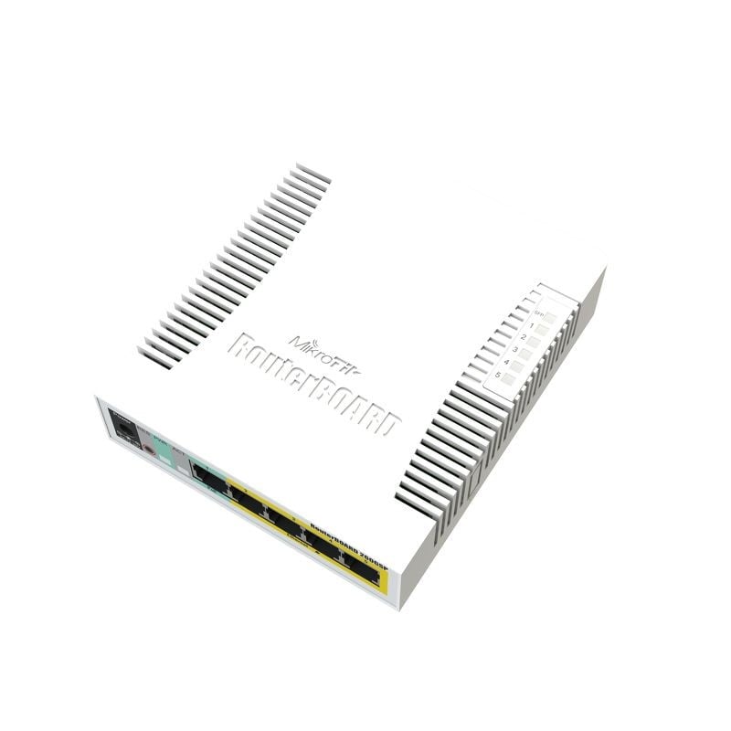 Mikrotik CSS106-1G-4P-1S Network Switch Gigabit Ethernet (10/100/1000) Power over Ethernet (PoE) White (CSS106-1G-4P-1S) %count(title) +254720548999 Mikrotik CSS106-1G-4P-1S Network Switch Gigabit Ethernet (10/100/1000) Power over Ethernet (PoE) White (CSS106-1G-4P-1S)