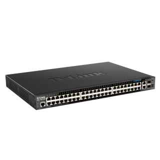 D-Link DGS-1520-52MP/E 44-PORT GIGABIT SMARTPRO SWITCH POE+ 4 PORTS 2.5GBASE-T POE+ 2