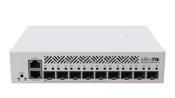 Mikrotik CRS310-1G-5S-4S+IN L3 Gigabit Ethernet Switch (10/100/1000 ...