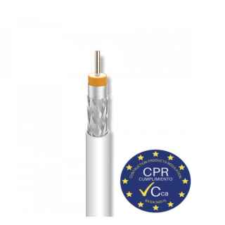 Cu/Cu Coaxial Cable Class A++ Euroclass Cca (100m)