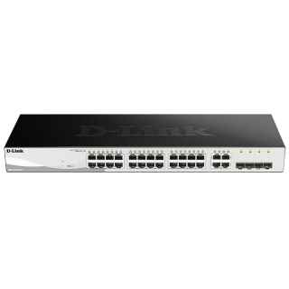 D-Link Web Smart DGS-1210-24 - Managed - L2 - Gigabit Ethernet (10/100/1000) - Full duplex - Rack mounting - 1U (DGS-1210-24)