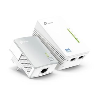 TP-Link TL-WPA4220 V4 Wi-Fi Kit - Powerline adapter kit - HomePlug AV (HPAV)