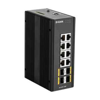 D-Link DIS?300G?12SW Managed L2 Gigabit Ethernet (10/100/1000) Black
