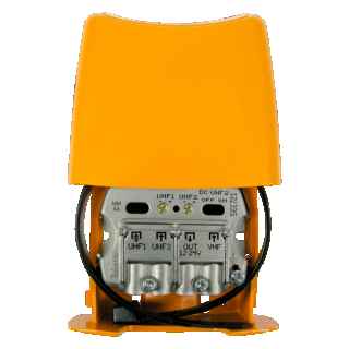 UHF-UHF-VHFmix Mast Amplifier 28dB LTE 5G