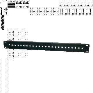 Panel for Rack 19'' 1U 24 adapters F
