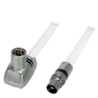 1.5m TSH Coaxial Cable Lead IEC Male Compression - IEC Female PROEasyF