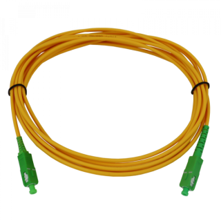 Singlemode Fiber Optic Patch Cord 3mm Simplex SC/APC 30m