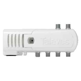 Indoor Amplifier UHF/VHF 4S+TV "F" 16dB LTE 5G