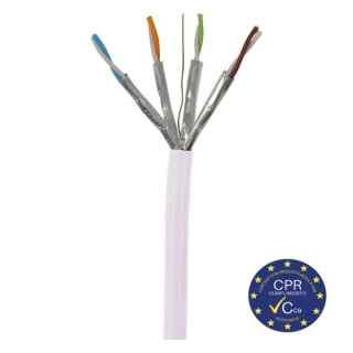 U/FTP Cable Cat.6A Cu LSFH Euroclass Cca White Indoor (500m)