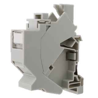 Televes RJ45 FTP Category 6 Female Socket Adapter Grip Mounting DIN Rail Support