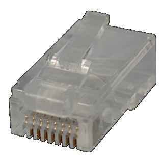 RJ45 Male Through Cat6 Connector 209906