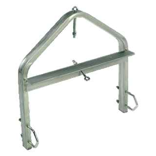 Support mast fireplace. Reinforced Tubular