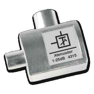 Adjustable Dimmer IEC 1-25dB for DTT