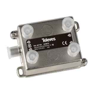 Shunt 4 CATV Outputs F Connector 8dB Televes