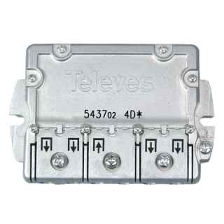 Splitter DTT-SAT EasyF 4D 8dB Televes