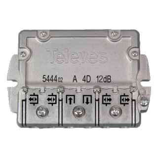 Shunt with flange 4 outputs (12 dB)