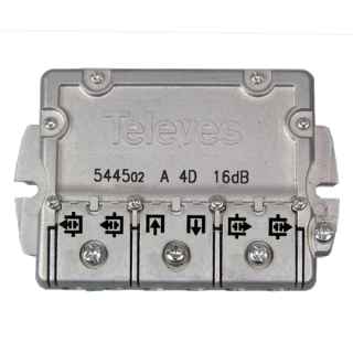 Shunt with flange 4 outputs (16 dB)