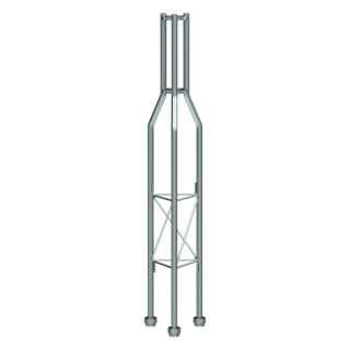 Televes 180 Tower Upper Section of 1m