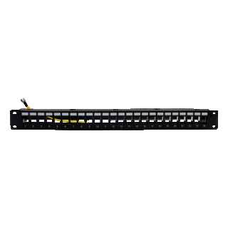 19'' Rack Panel with support for 1U Cables (up to 24 adapt)