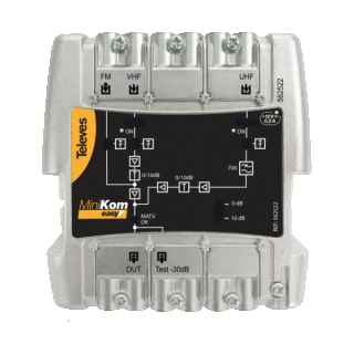 Central Amplifier Minikom EasyF 3e/1s 30dB