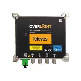 Optical Transmitter with 1550nm/9dBm DAB/UHF/SAT Optical Output