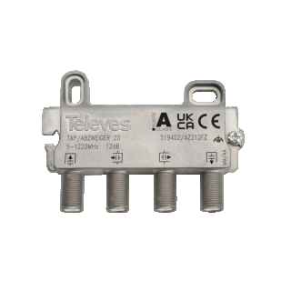 2 Output Splitter CATV Terminal F Connector 12dB from Televes