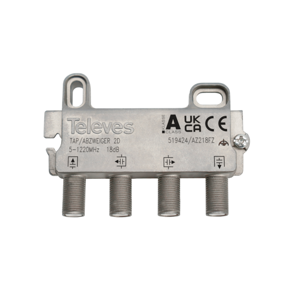 2 Output CATV Terminal Splitter F Connector 18dB from Televes %count(title) +254720548999 2 Output CATV Terminal Splitter F Connector 18dB from Televes