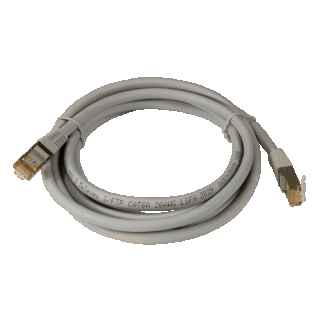 Cat.6A S/FTP Patch Cord RJ45 Copper LSFH Gray 2 Meters