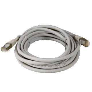 Cat.6A RJ45 S/FTP Patch Cord Copper LSFH Gray 5 Meters