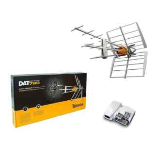 TELEVES LTE kit TDT 32dB maximum gain automatic control