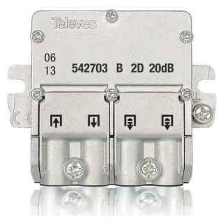 2-Way EasyF DTT-SAT 20dB Tap Televes