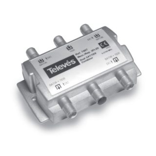 ICT-2 Double Distributor Mixer 3 Inputs 2xSAT-TDT/2 Output F Televes