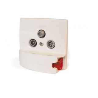 Televes White trim for TV-FM-SAT + RJ45 Outlet