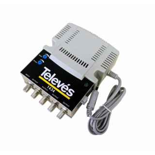 1434 Uhf Fm Indoor Home Cable Trunk Line Signal Booster Housing Catv Antenna Amplifier