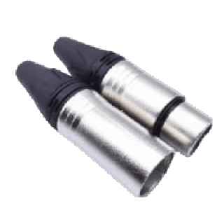 MX XLR 3 PIN Connector | MIC/Audio Male & Female Connector Fully Silver & Gold Plated