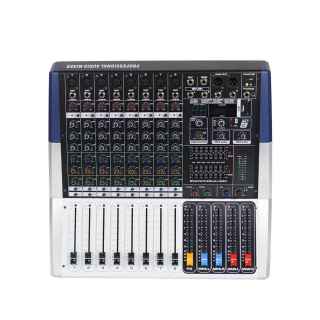 8 Channel 350W Console Mixing 99 Dsp Effects USB Interface Sound Power Amplifier Mixer