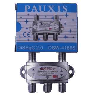 Pauxis Satellites Combination DiSEqC 4 In 1 Switch