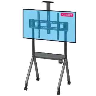 Universal TV Stand MoveTV Mobile Stand Fit For 55-120 Inch Tvs With Shelf Teaching Conference Integrated Stand TV Floor Cart