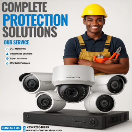 White Professional Cctv Solutions Ad Instagram Story Made with PosterMyWall | +254720548999